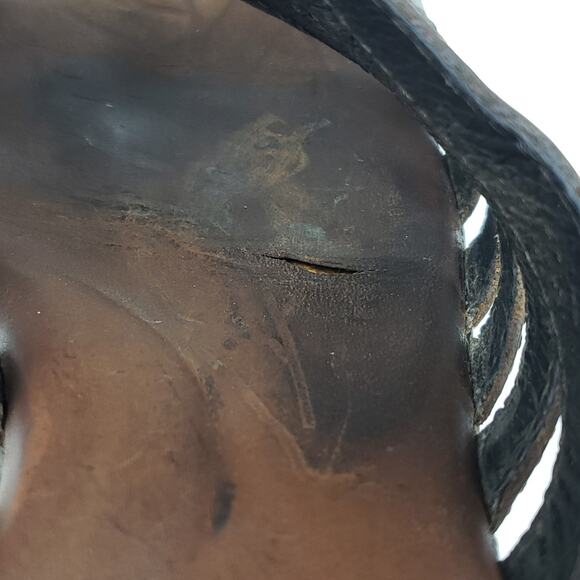 Born Ledisi Womens Size 10.5 Brown Leather Slip On Slide Platform Sandals - Picture 13 of 14